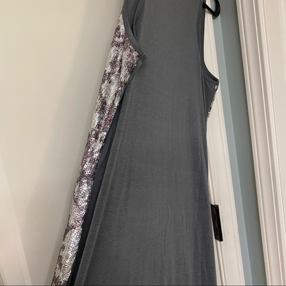 Silver Sequin Tank Dress - Picture 4 of 5